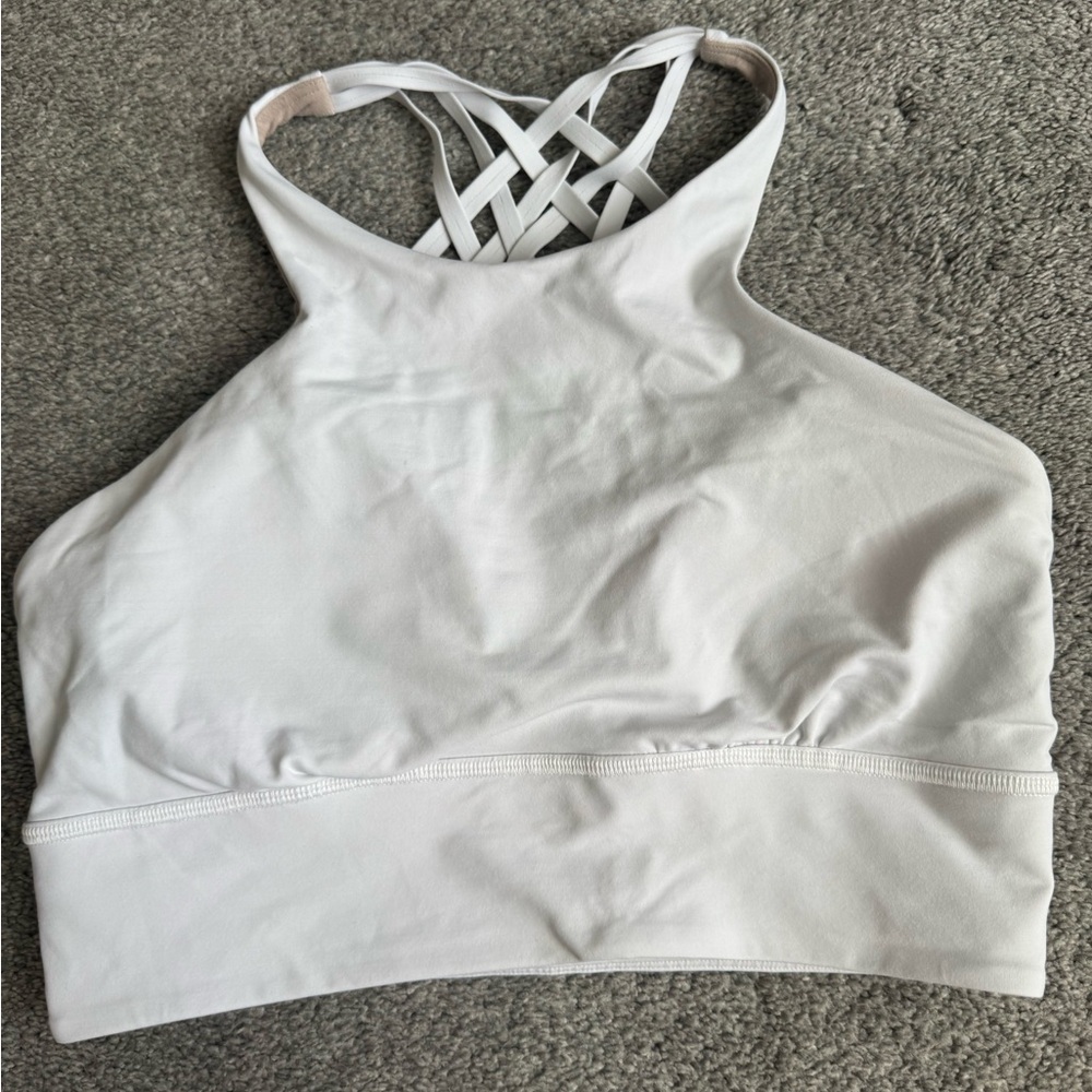 Lululemon Women's White High-Neck Sports Bra

ONE DAY SALE!